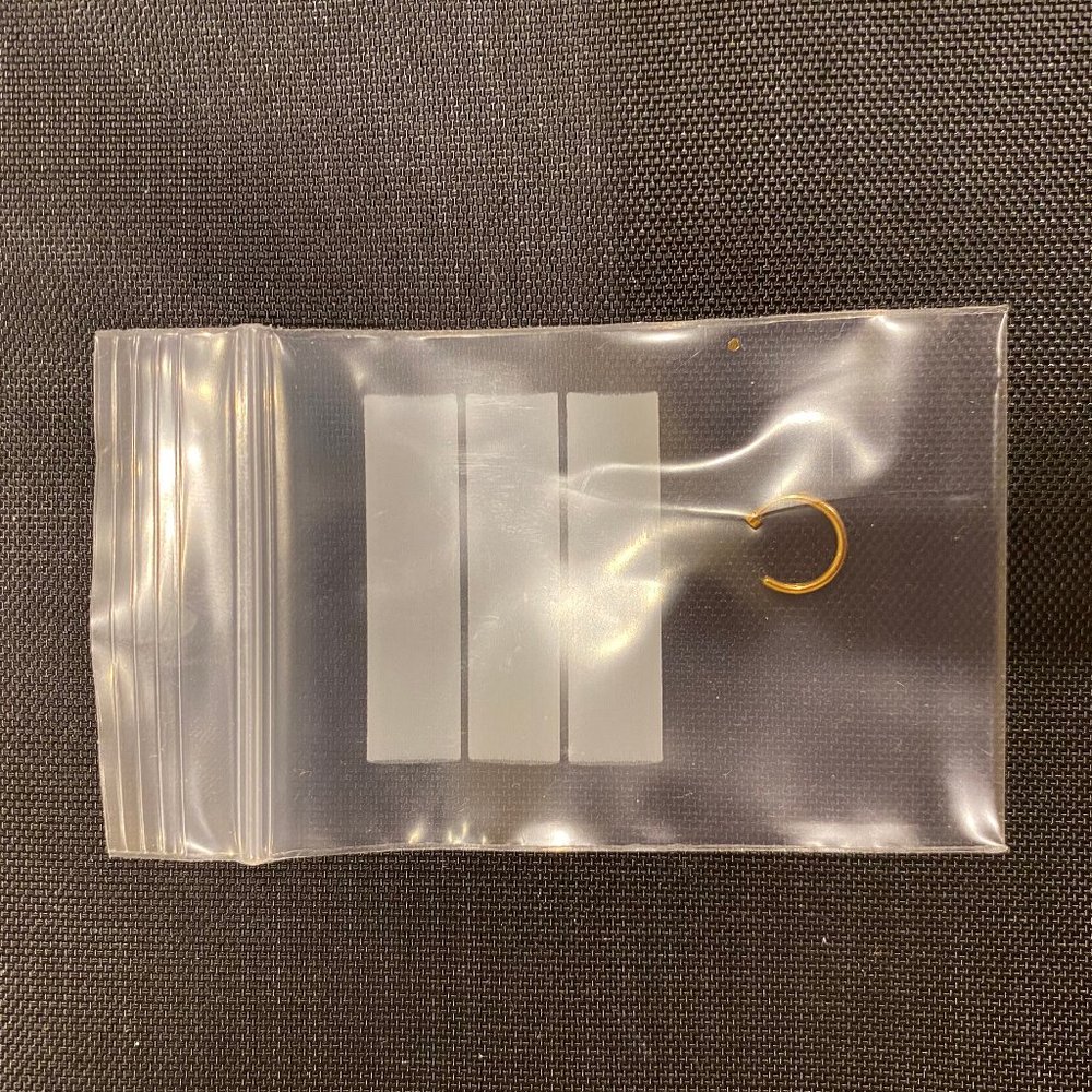 stainless steel gold plated 1/2 nose ring